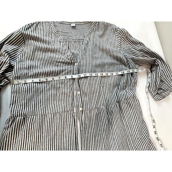 Summer Comfort Dress Rayon / Cotton / Linen Blend Stripes Old Navy - Size XXL - Picture 6 of 10